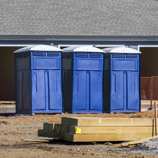 how often are the portable toilets cleaned and serviced during a rental period in Walnut